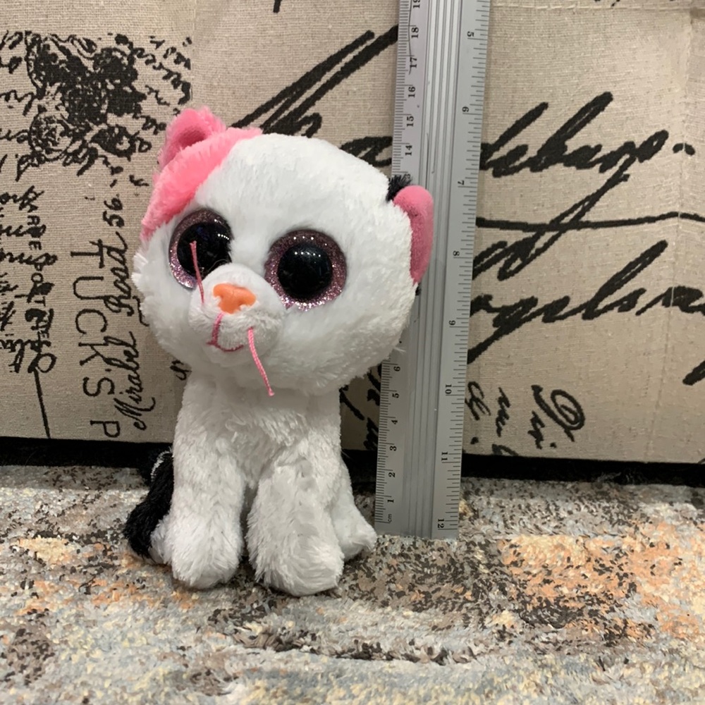 BNWOT Beanie Boo’s Ty Cat Toy; 15cm tall; Brand New without Tags